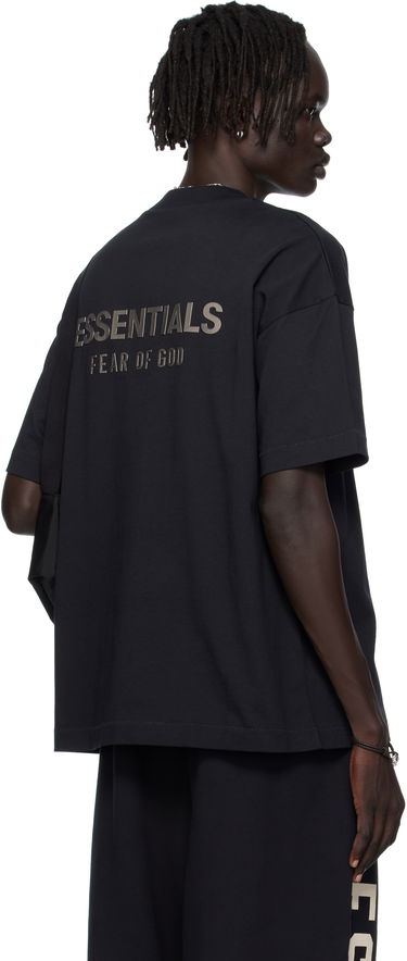 Тениска Fear of God Fear of God ESSENTIALS Classic Fit T-shirt Черно | 125SP254190F, 2