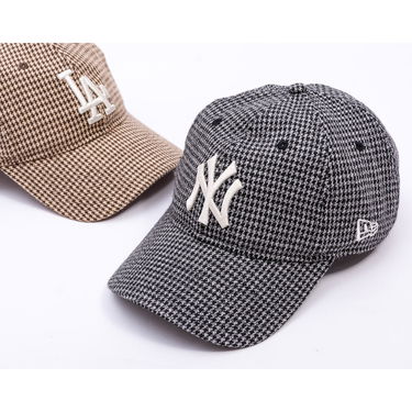 Шапка с козирка New Era NY Yankees MLB Houndstooth 9TWENTY Adjustable Hat Черно | 60691222, 5