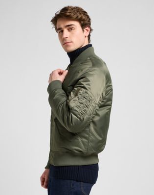 Яке бомбър Lee Relaxed Bomber Jacket XXL Зелено | 112371315, 1