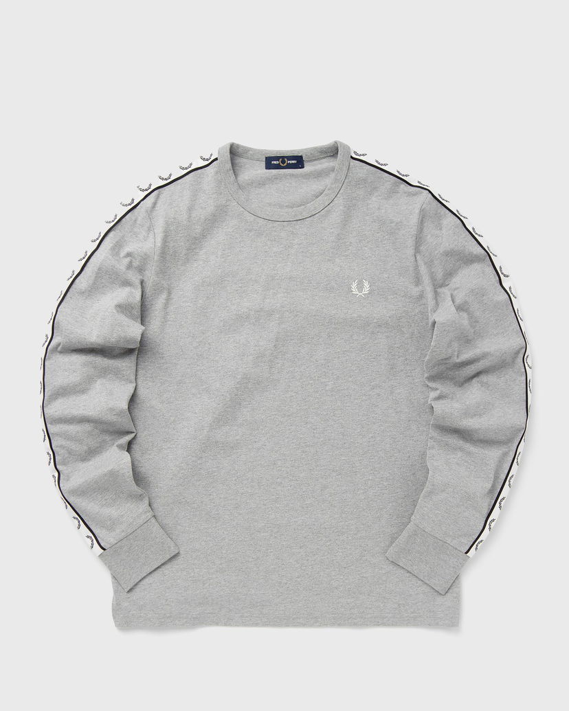 Тениска Fred Perry TAPED LONG SLEEVE TEE Сиво | M4621-420