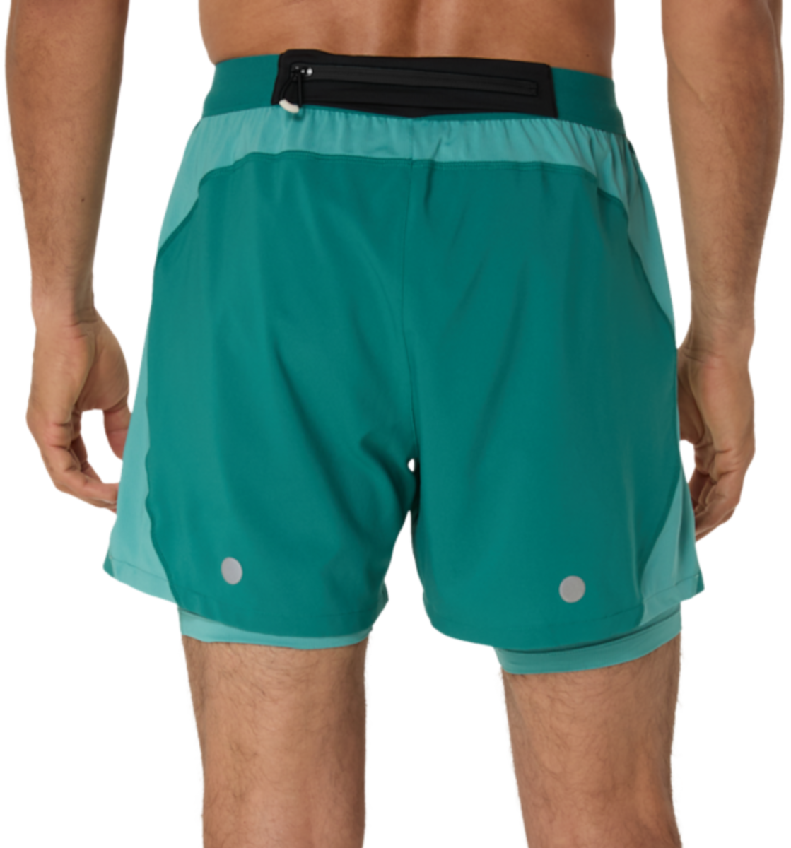 Къси панталони Asics Road 2-in-1 5" Shorts Зелено | 2011d245-301, 1