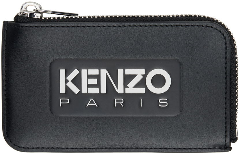 Портфейл KENZO Paris Logo Card Holder Черно | FE58PM806L44