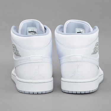 Кецове и обувки Jordan Air Jordan 1 Mid "White Wolf Grey" Бяло | 554724-112, 3