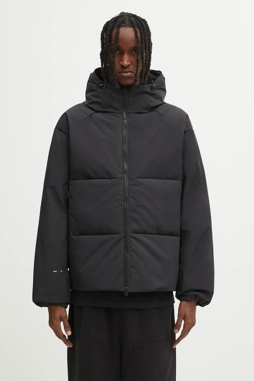 Пухо яке HELIOT EMIL Winter Hooded Down Puffer Jacket AW25 Черно | AW25.M.02.093.BLK01.CO