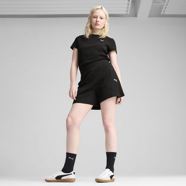Къси панталони Puma ESS Elevated 5" High-Waisted Ribbed Shorts Черно | 685026_01, 2