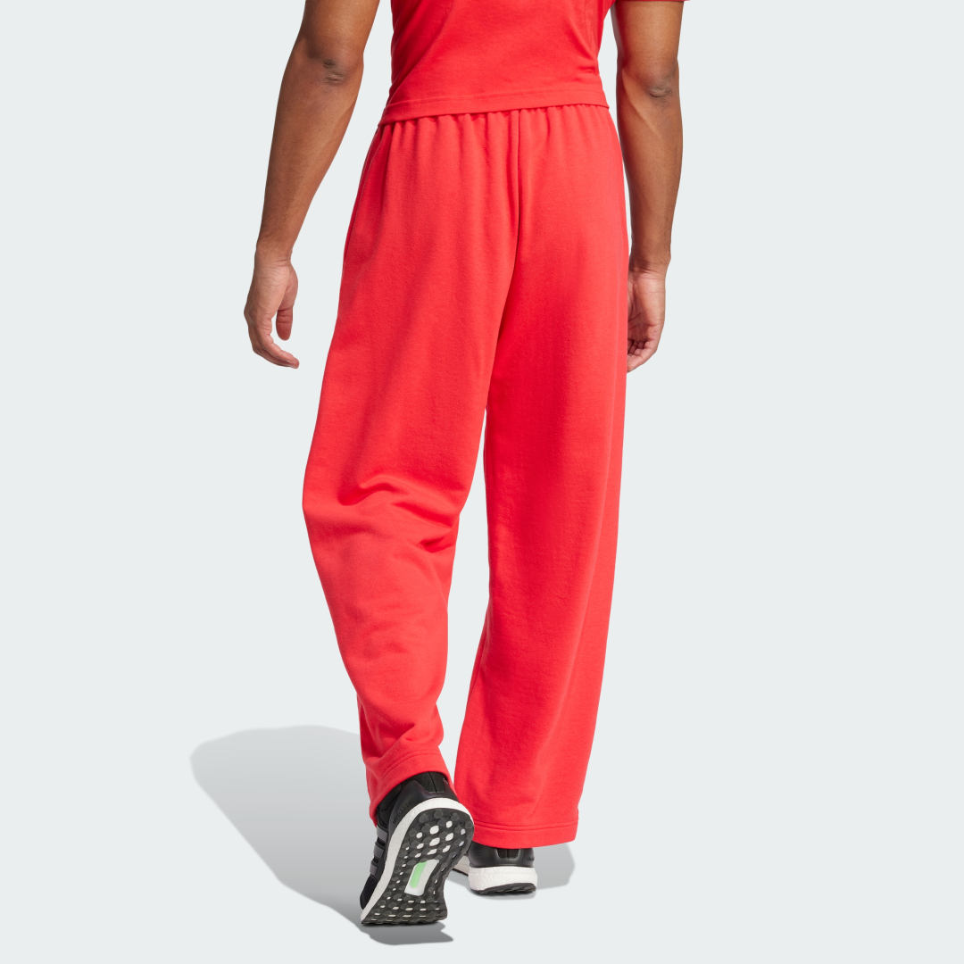 Спортни панталони adidas Performance Wide Leg Logo Joggers Червено | JF3601, 1