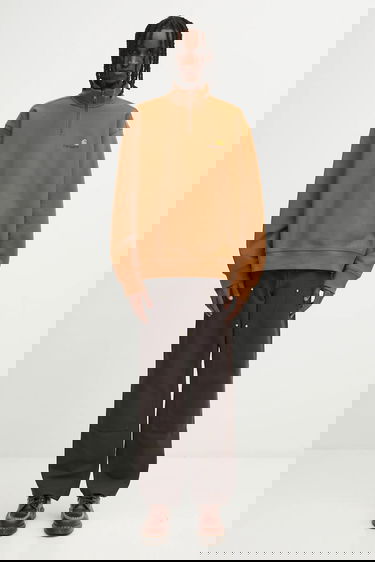 Суитчър Carhartt WIP Half Zip American Script Sweatshirt Кафяво | I027014.HZXX, 4