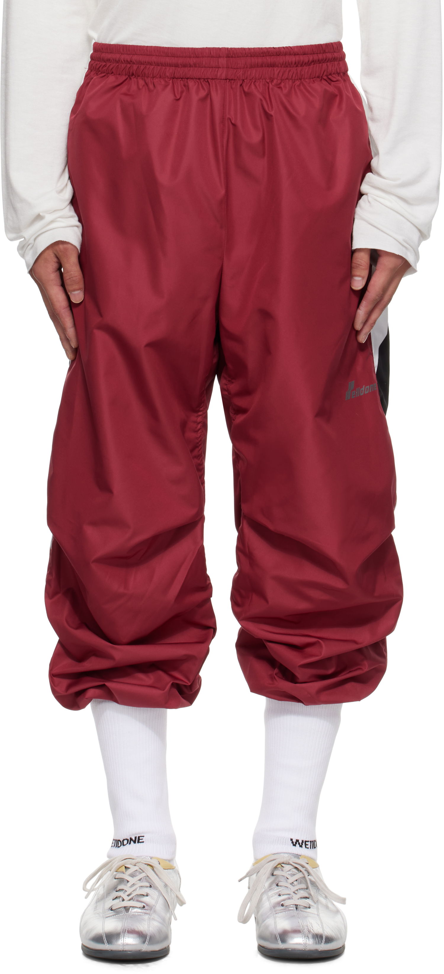 Панталони We11done We11done Track Pants Червено | WD-PT2-25-213-M-RD, 0
