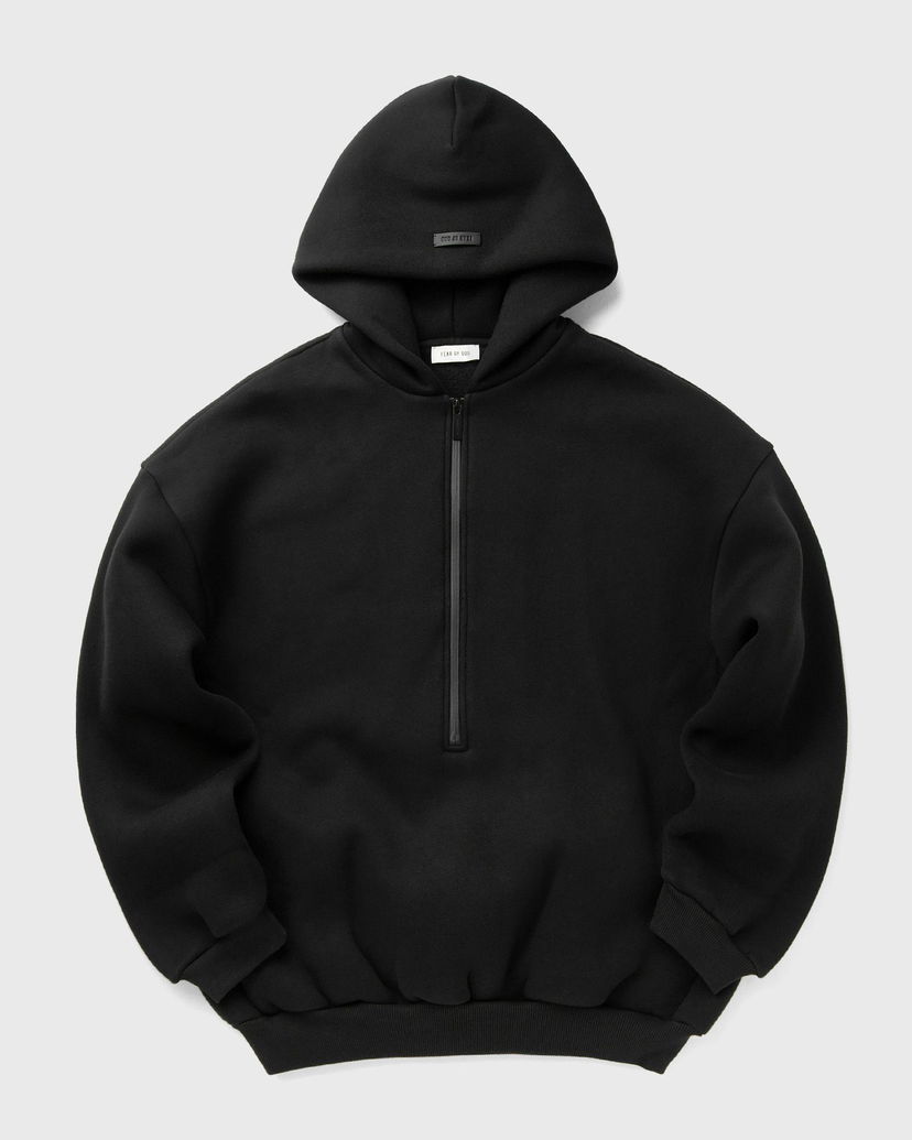 Суитчър Fear of God Athletic Half-Zip Hoodie Черно | FG25FW12-123FLC-001