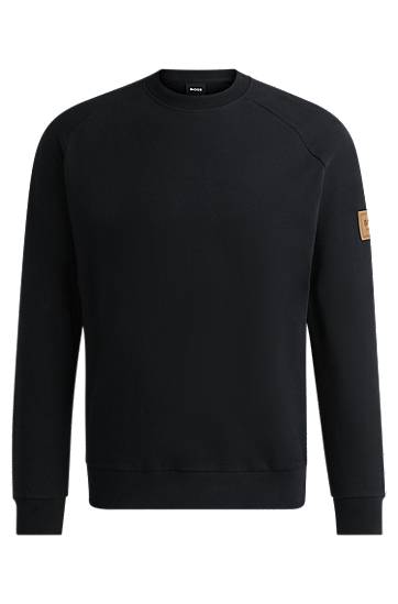 Пуловер BOSS Stretch Cotton Sweater Черно | 5M1202, 0