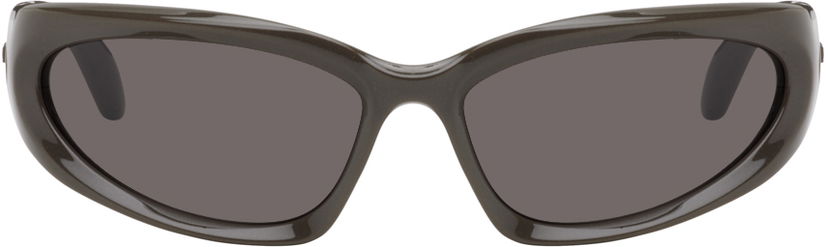 Слънчеви очила Balenciaga Swift Oval Sunglasses Сиво | BB0157S-008