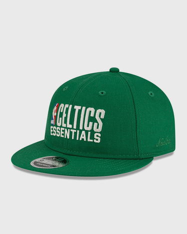 Шапка с козирка New Era Fear of God Essentials BOSTON CELTICS Retro Crown Flat Snapback Hat Зелено | 60792604, 0