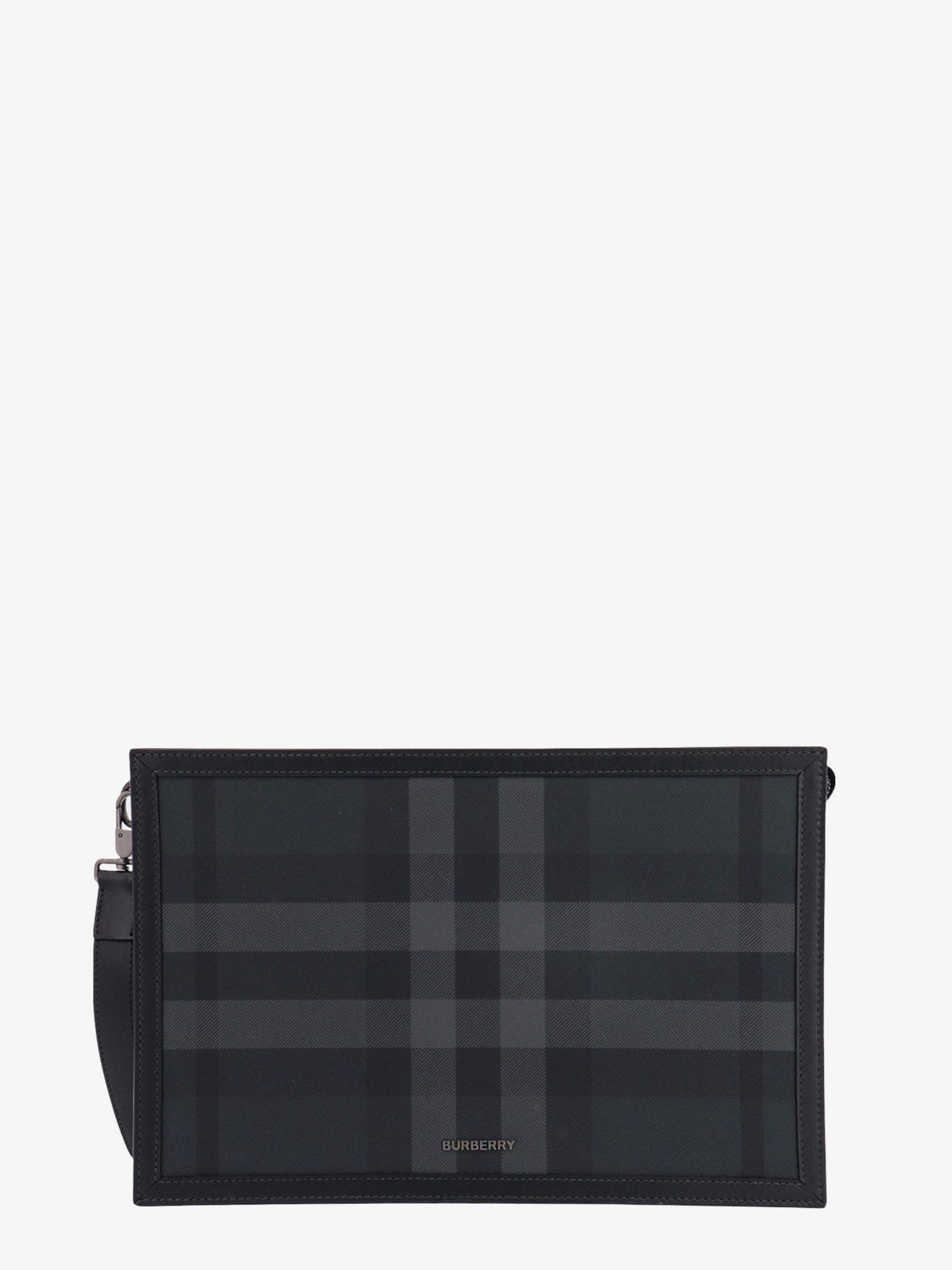 Дамска чанта Burberry Burberry Check Clutch Черно | 8070205A1208, 0