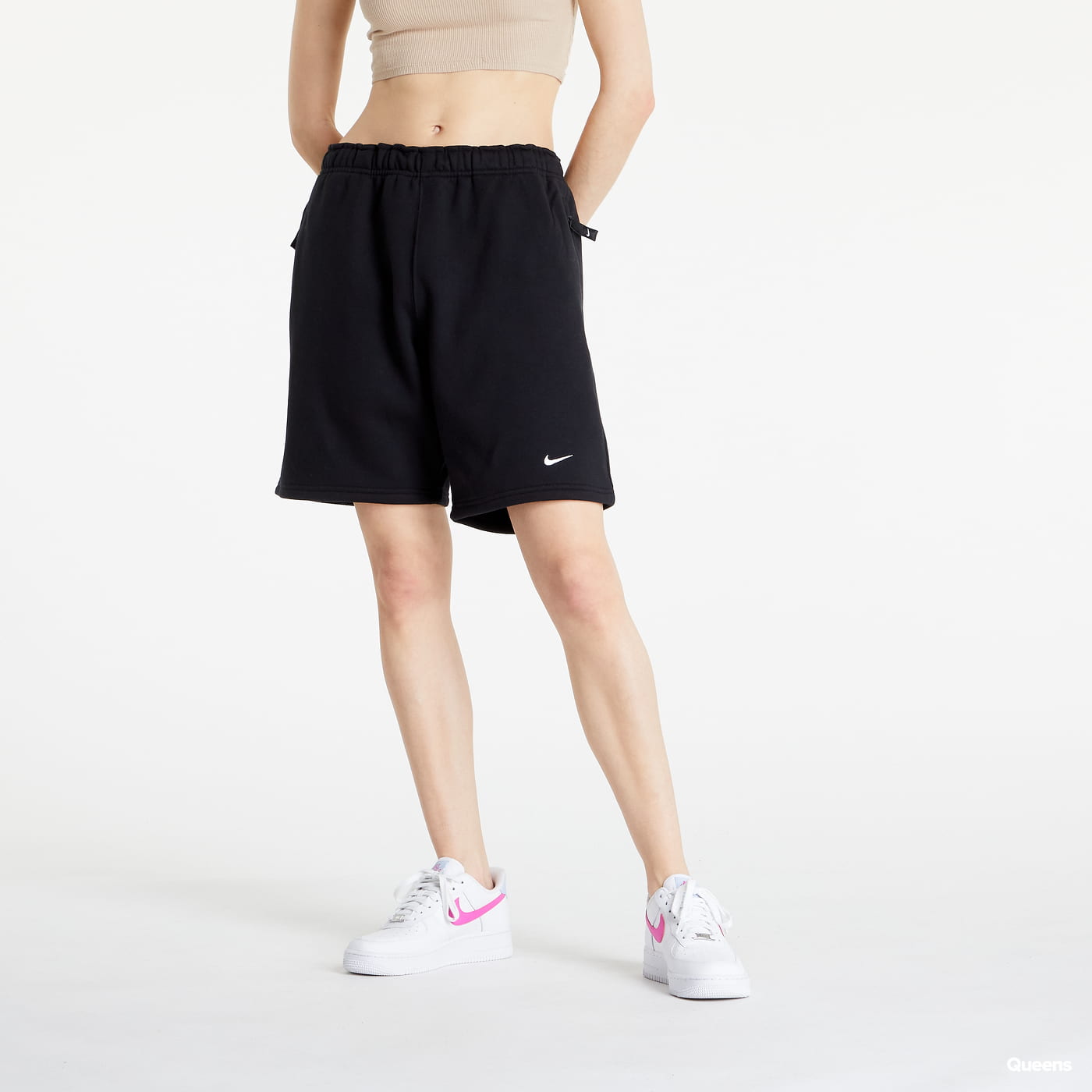 Къси панталони Nike Solo Swoosh Fleece Shorts Черно | DV3055-010, 0