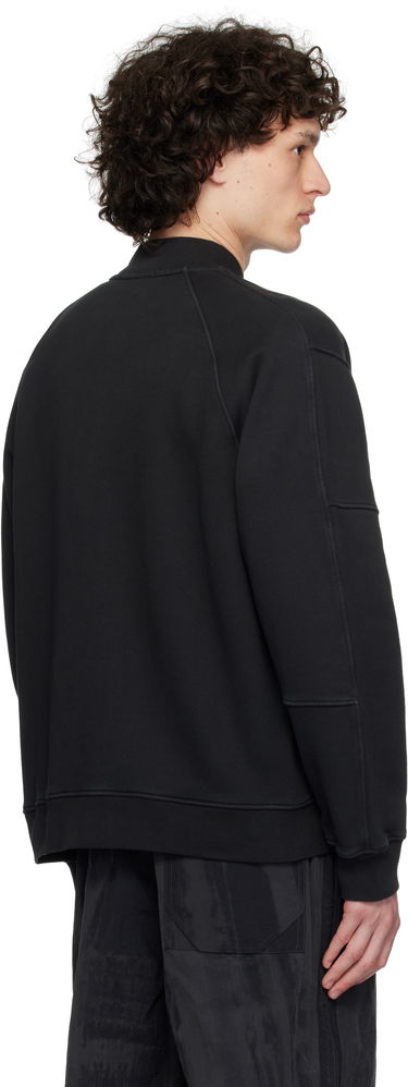 Яке бомбър Stone Island Stone Island Diagonal Fleece Old Effect Bomber Jacket Черно | K1S15 6100034 S0045, 2