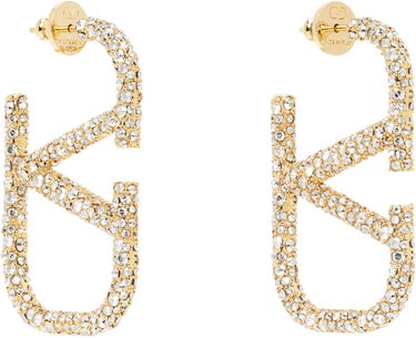 Обеци Valentino Valentino Garavani Crystal VLogo Signature Earrings Металик | 6W2J0G04YCW, 1