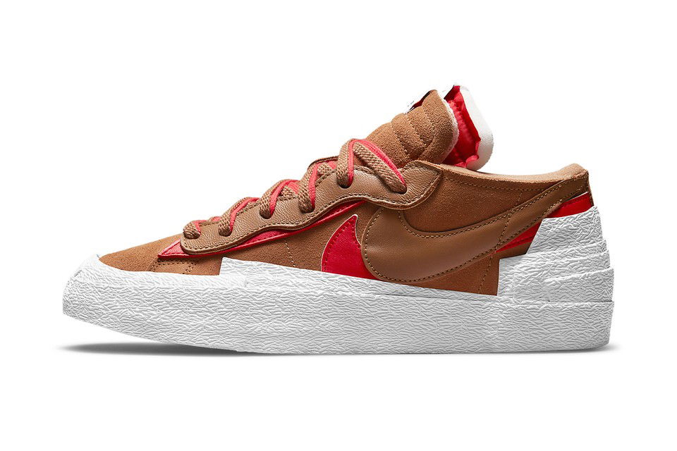 Кецове и обувки Nike Sacai x Blazer Low "British Tan" Кафяво | DD1877-200, 0