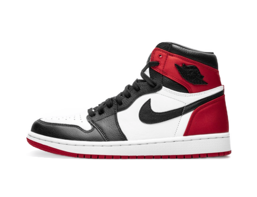 Лимитирано Издание Jordan Air Jordan 1 Retro High "Satin Black Toe" Червено | CD0461 016
