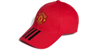 Шапка с козирка adidas Originals Manchester United Baseball Cap Червено | h62461, 1