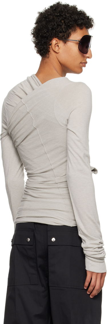 Тениска Rick Owens Rick Owens Concordians Hollywood Banana Long Sleeve T-Shirt Сиво | RU02E1262 JR, 2