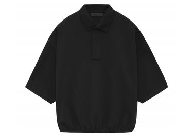 Поло тениска Fear of God Core Collection 3/4 Sleeve Polo Black Черно | 192SU244400F, 0