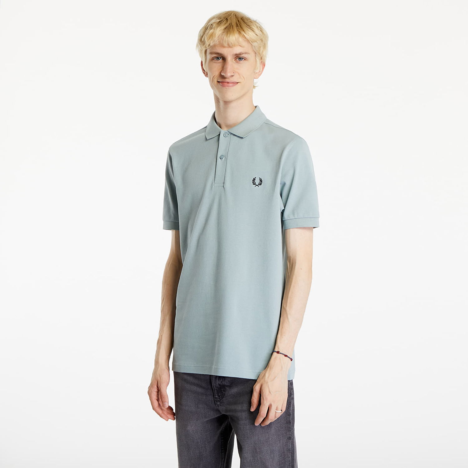Поло тениска Fred Perry The Shirt Silver Blue/ Black Синьо | M6000 670, 0