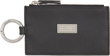 Портфейл Maison Margiela MM6 Maison Margiela Zip Card Holder with Key Ring Черно | SA6UI0031 P8336, 0