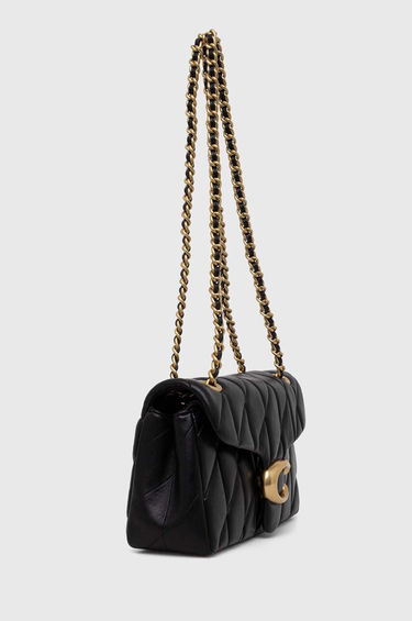 Чанта през рамо Coach Tabby Leather Shoulder Bag Черно | CP150, 1