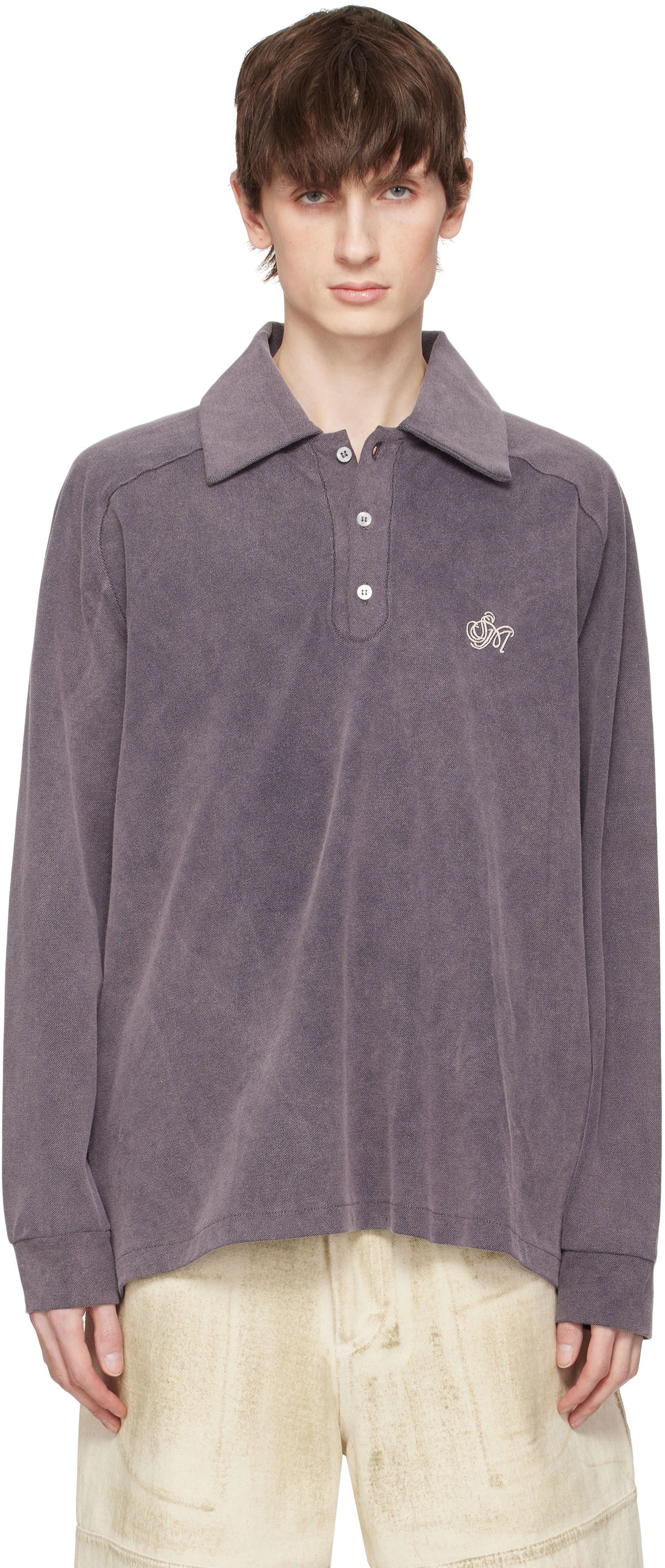Поло тениска Serapis Serapis Sailor Polo Лилаво | SS25_PT_1L, 0