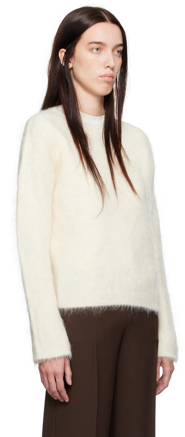 Пуловер Loulou de Saison Loulou de Saison Freya Fuzzy Knit Sweater Черно | FREYA, 4