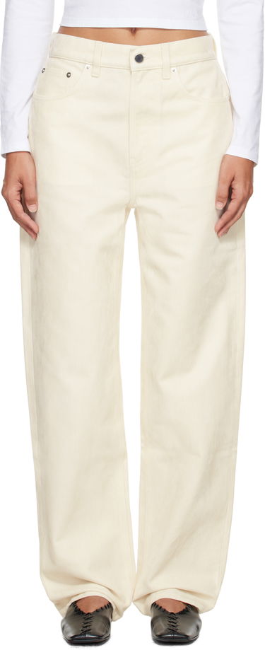 Дънки Loulou de Saison Loulou de Saison Asmar Velvet Jeans Бяло | ASMAR, 0