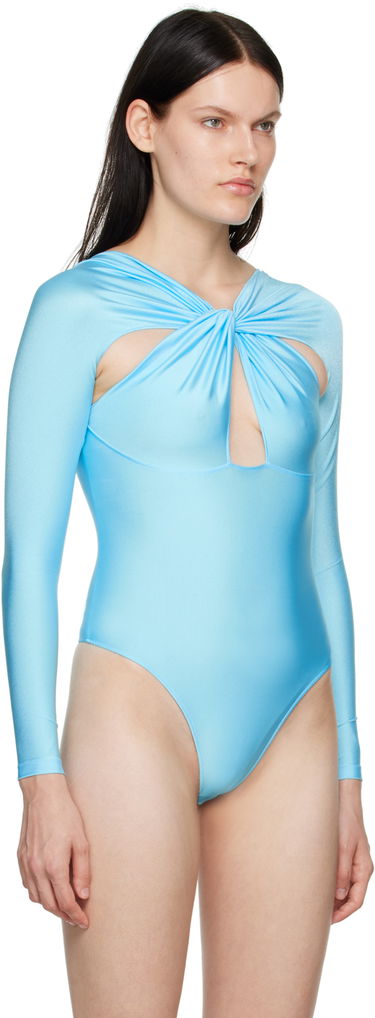 боди Coperni Coperni Draped Twist Bodysuit Синьо | COPJS19545, 3