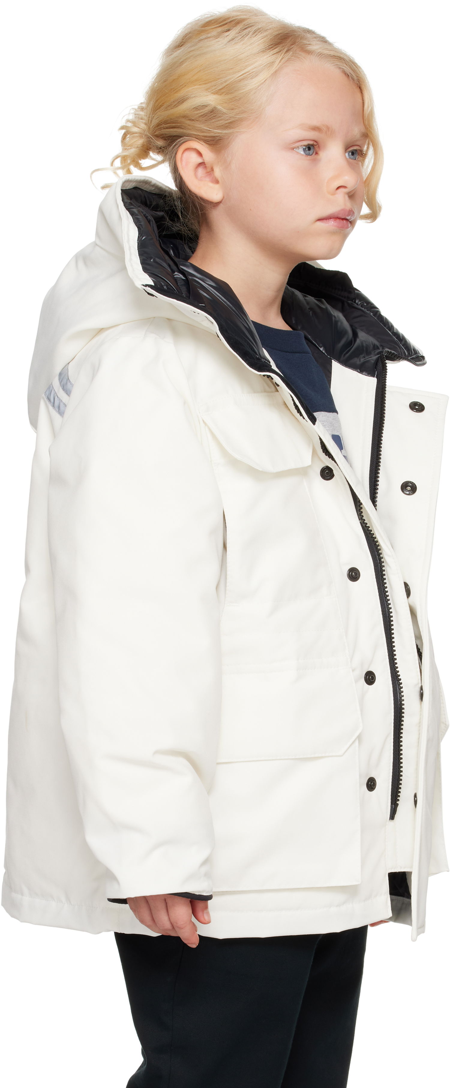 Парка Canada Goose Kids' Expedition Down Jacket Бяло | 4552Y, 1