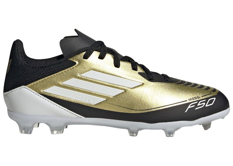 Кецове и обувки adidas Performance F50 League Firm/Multi-Ground Messi Gold Metallic Cloud White Core Black Металик | IF6919