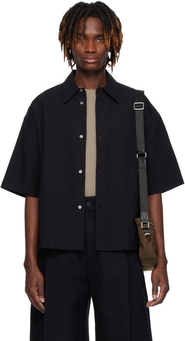 Риза Studio Nicholson Studio Nicholson Sanko Boxy Shirt Черно | SANKO SNM - 1267, 0