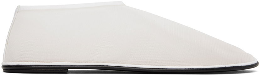 Чорапи The Row The Row Sock Slippers Бяло | F1148A-W20