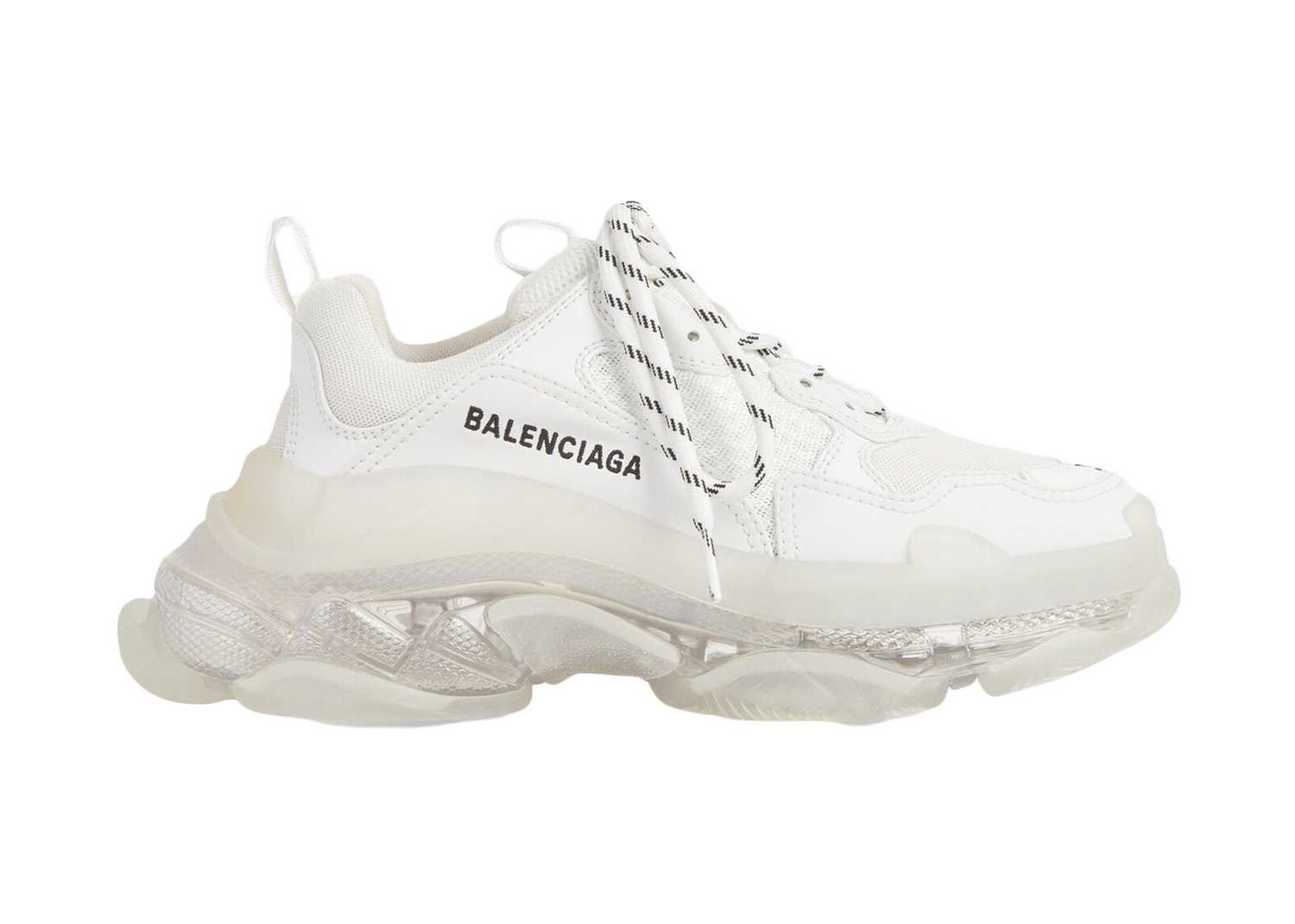 Кецове и обувки Balenciaga Triple S Clear Sole White Бяло | 541624W2FB19000, 0