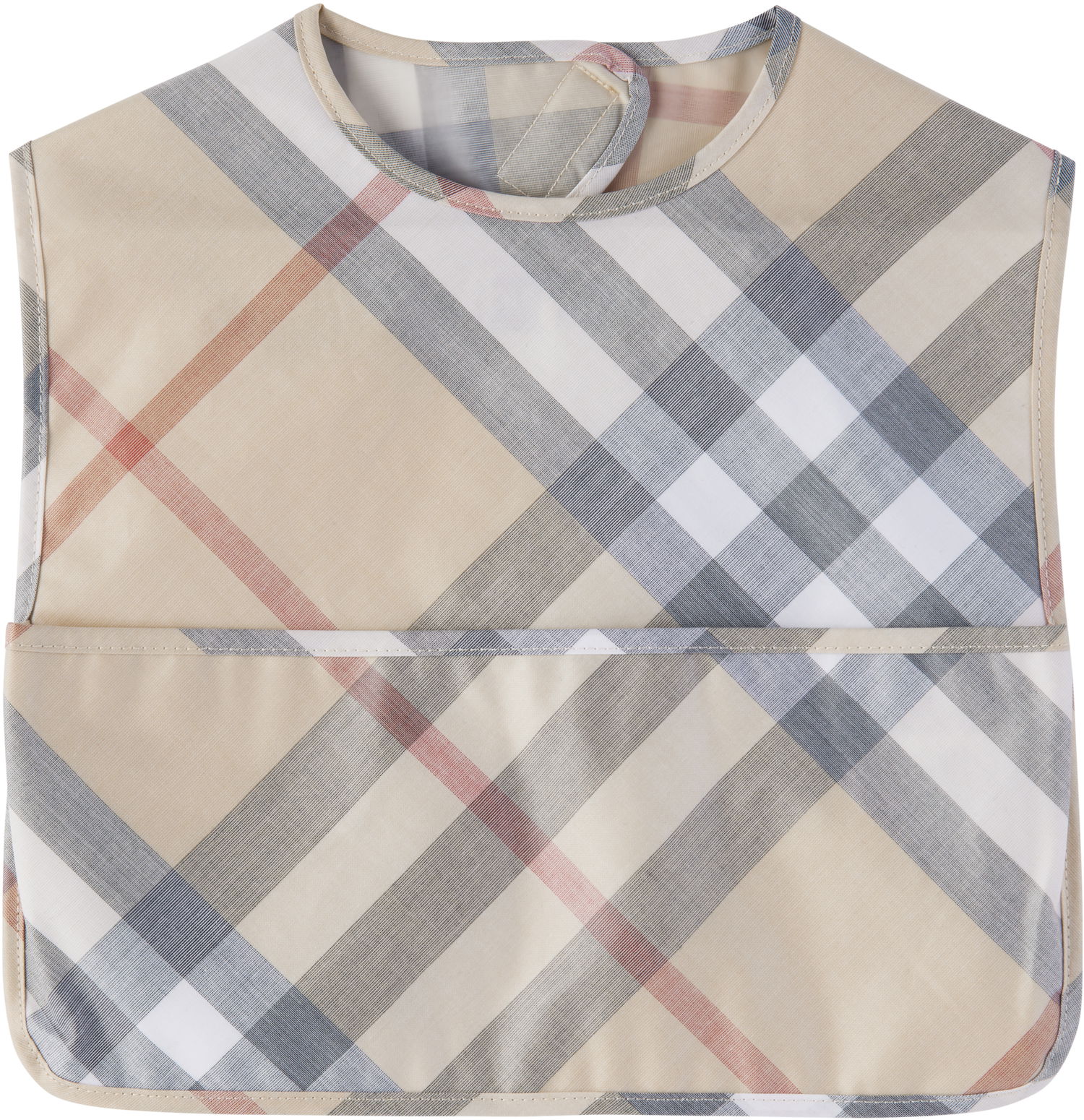 Потник Burberry Burberry Check Cotton Bib Бежово | 8089789, 0
