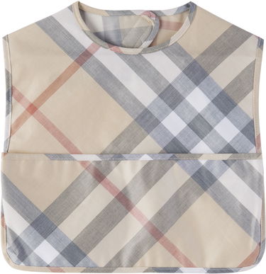 Потник Burberry Burberry Check Cotton Bib Бежово | 8089789, 0