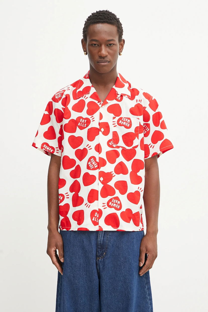Риза Human Made Human Made Woven Shirt Бяло | HM29SH026