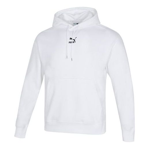 Суитчър Puma Loose Fit Hoodie with Logo Print Бяло | 535305-02