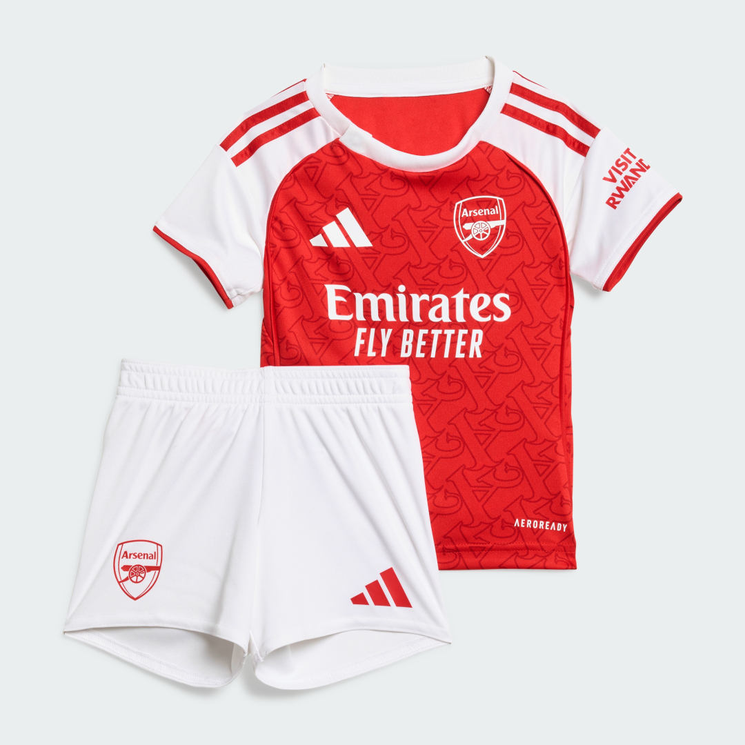 Комплект adidas Performance Arsenal 25/26 Home Kit - Baby Червено | JI9535, 0
