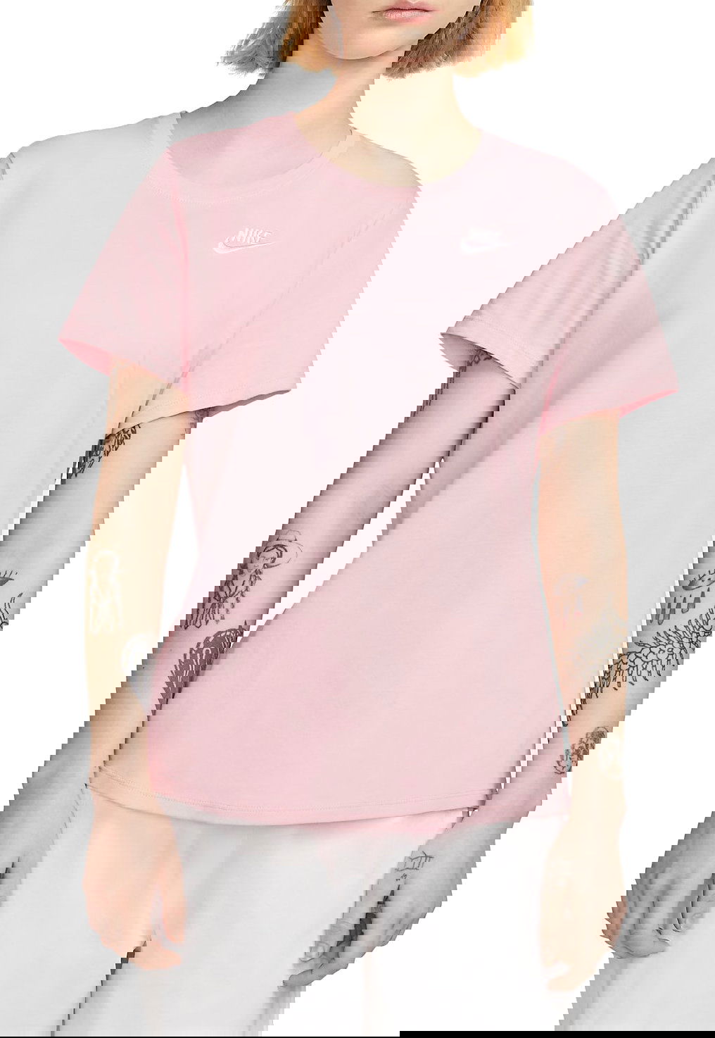 Тениска Nike Sportswear Club Essentials Tee Розово | dx7902-690, 0