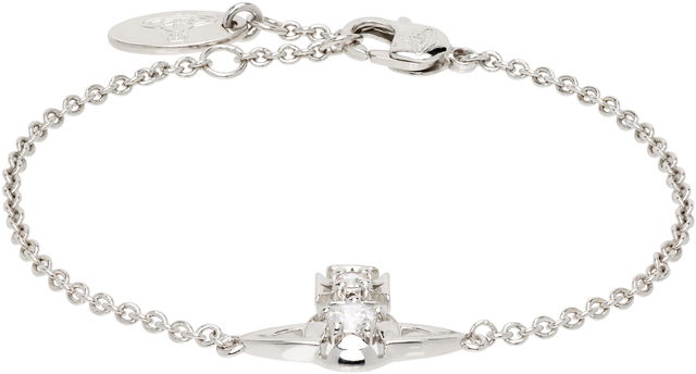 Vivienne Westwood Lee Orb Crystal-Embellished Chain Bracelet