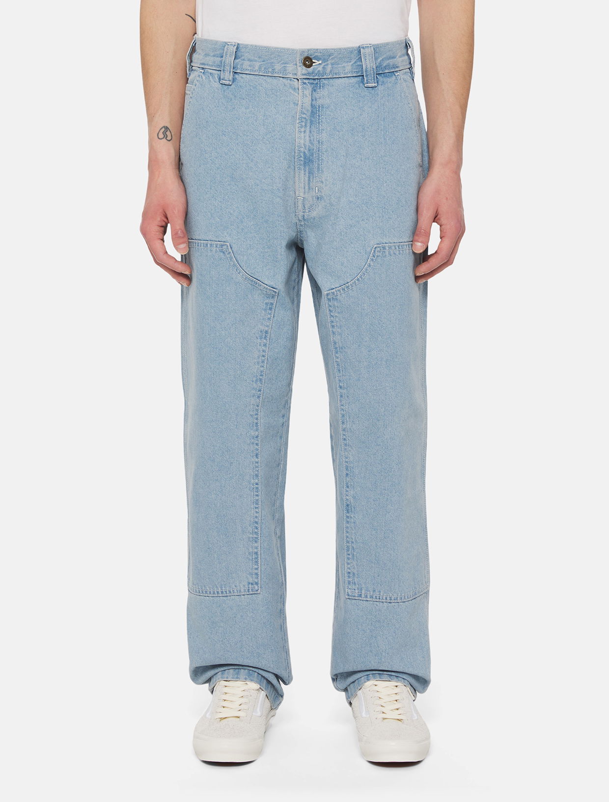 Дънки Dickies Madison Double Knee Denim Trousers Тюркоазено | 0A4YPX, 0
