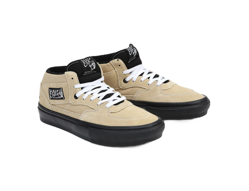 Кецове и обувки Vans VANS Chaussures Skate Half Cab (elijah Berle Khaki/black) Femme Beige, Taille 34.5 Бежово | VN0A5FCDZF5