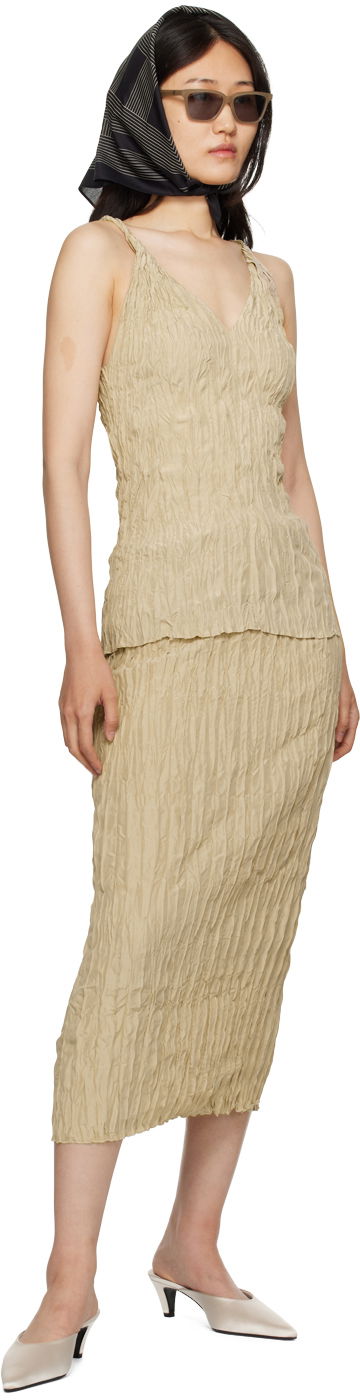 Pокля TOTEME TOTEME Crinkled Camisole Бежово | 233-5067-210, 3