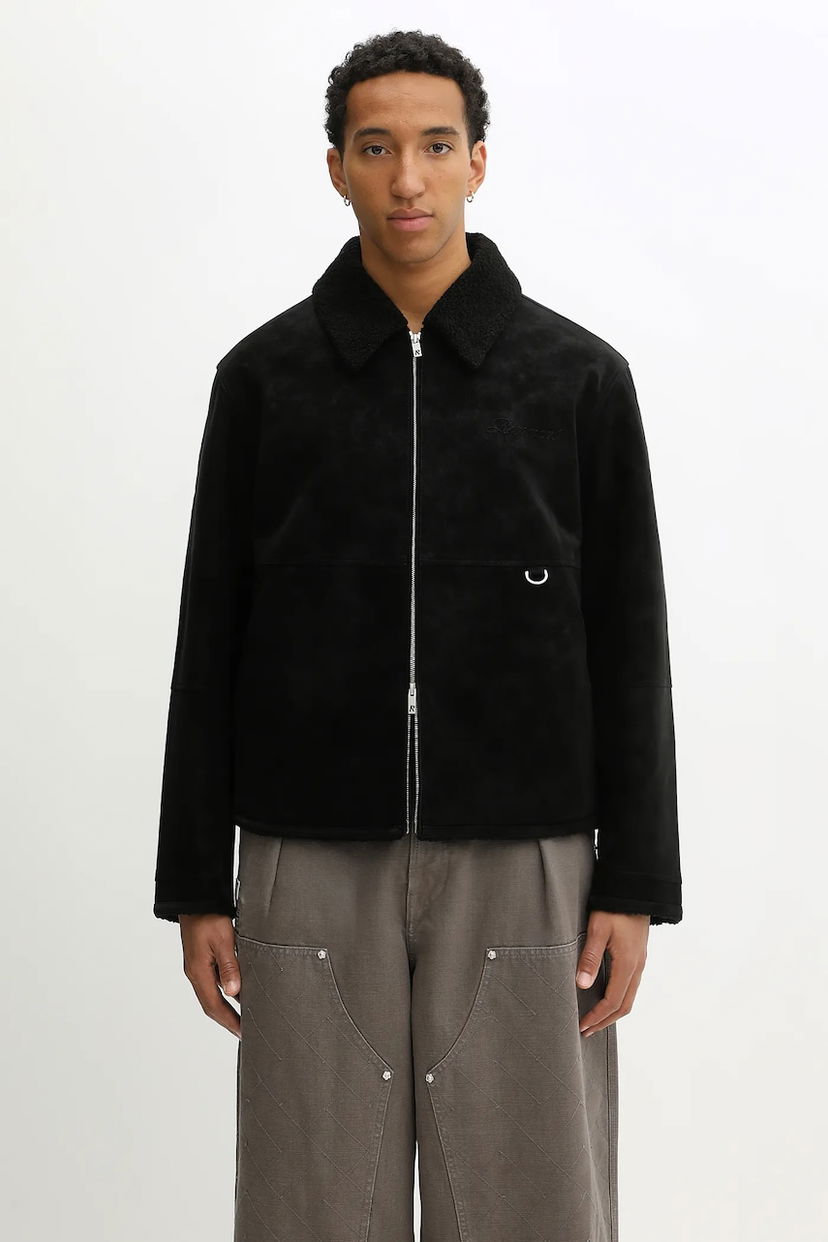 Яке Represent Clo Oversize Shearling Jacket Черно | MLM100132
