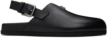 Кецове и обувки Dolce & Gabbana Black Logo Mules Черно | A80402AQ765, 0
