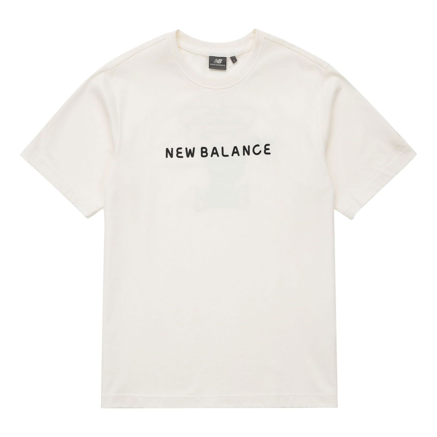 Тениска New Balance Logo Graphic T-Shirt Бяло | 5ED26201-IV, 0